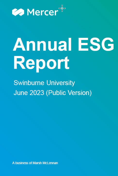 Annual ESG Report