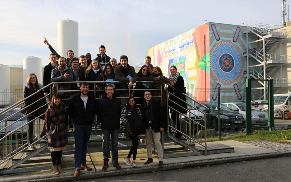 Four global student teams and supporting academics at CERN
