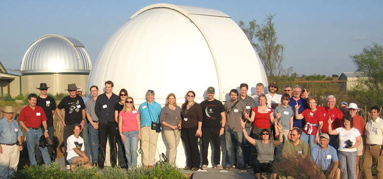 AstroFest 2007 participants at Quanah, Texas, USA
