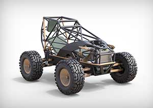 Naja Electric Tactical Vehicle designed by Louis Mills
