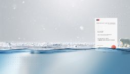 An image of a Swinburne University graduation certificate from a "Bachelor of Arts (Climate and Social Justice)" placed on a grey background with a water landscape and polar bear. .