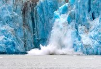 Endicott Arm Calving an Iceberg
