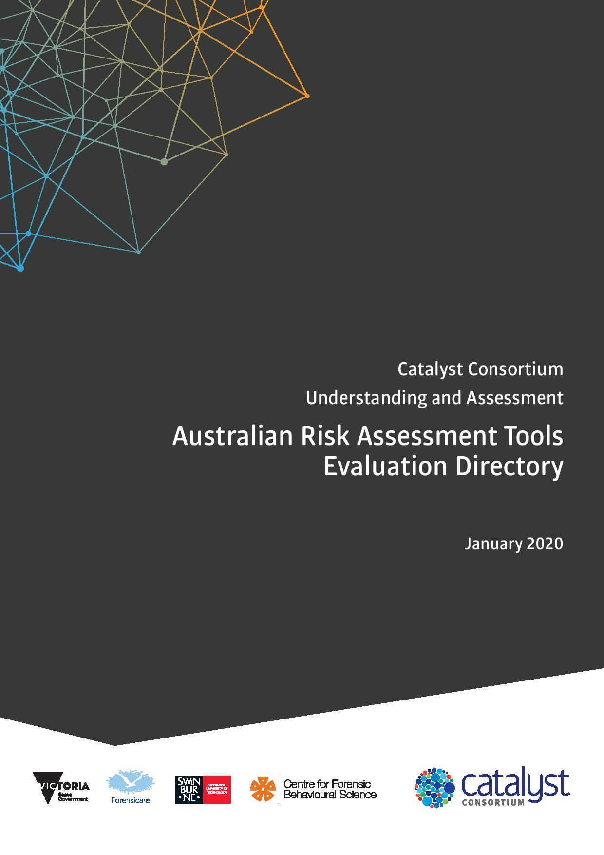 Australian Risk Assessment Tools Evaluation Directory (Aus-RATED)