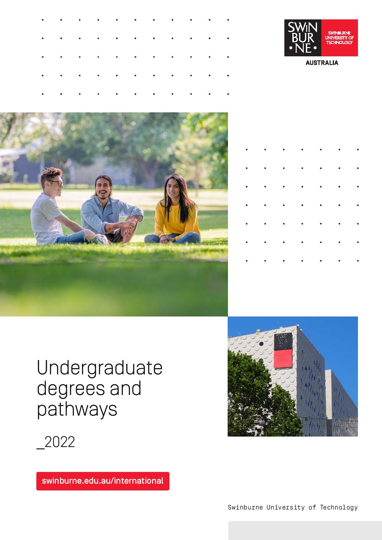 Undergraduate degrees and pathways 2022