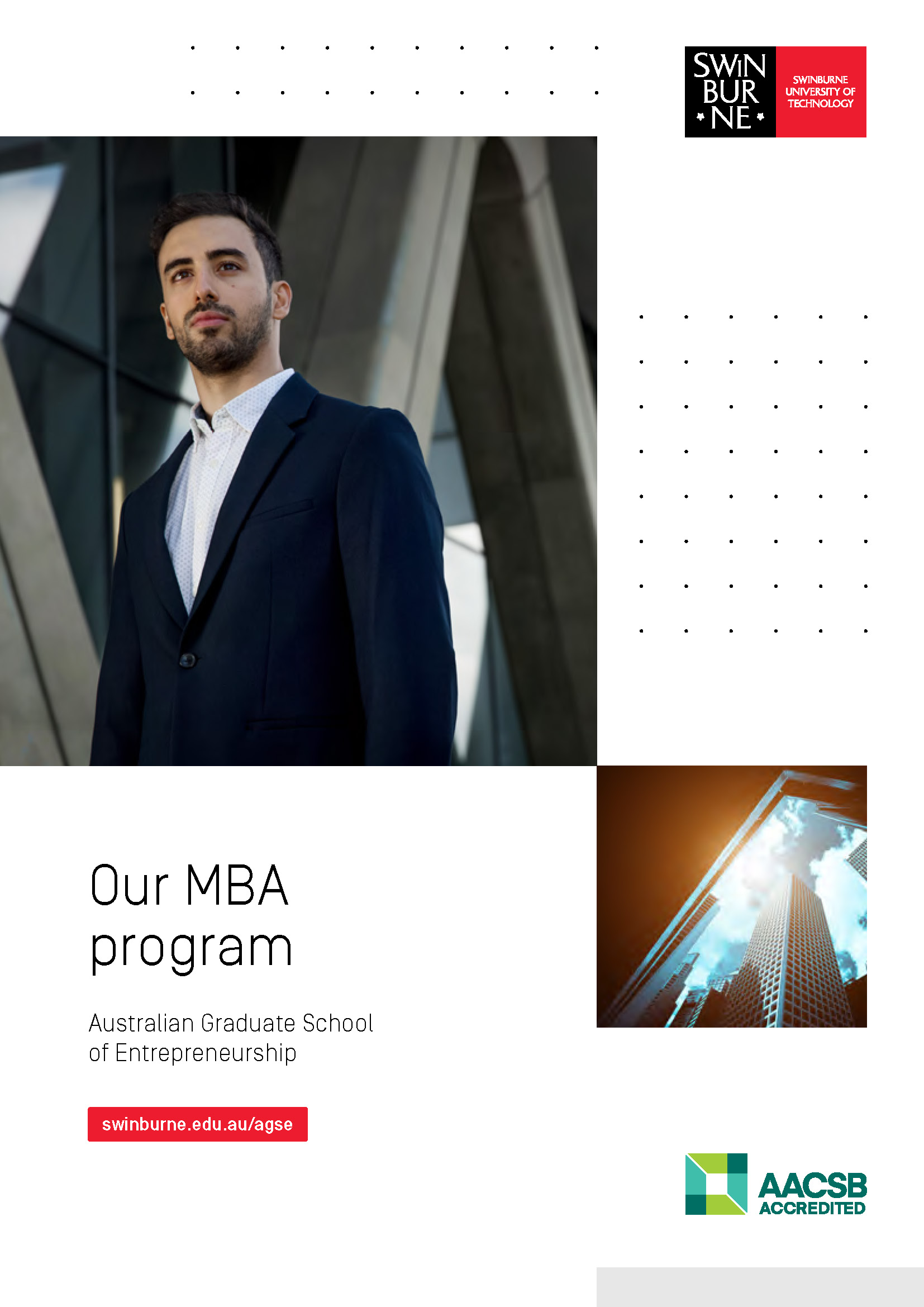 Study a Master of Business Administration at Swinburne