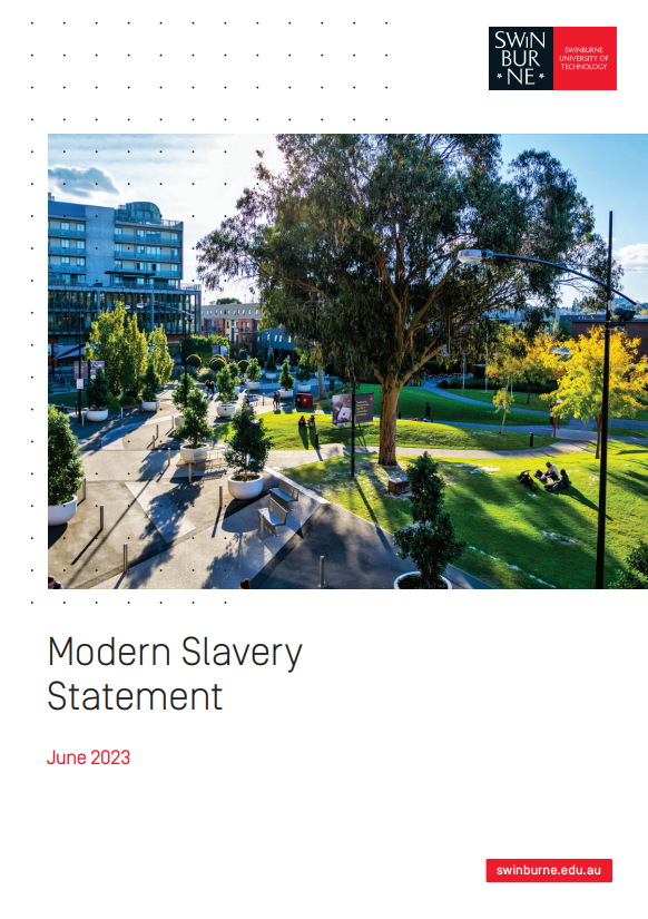 2023 Swinburne Modern Slavery Statement