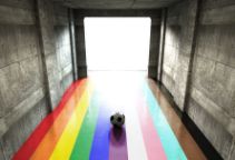 Soccer Ball Sports Stadium Tunnel LGBTQ