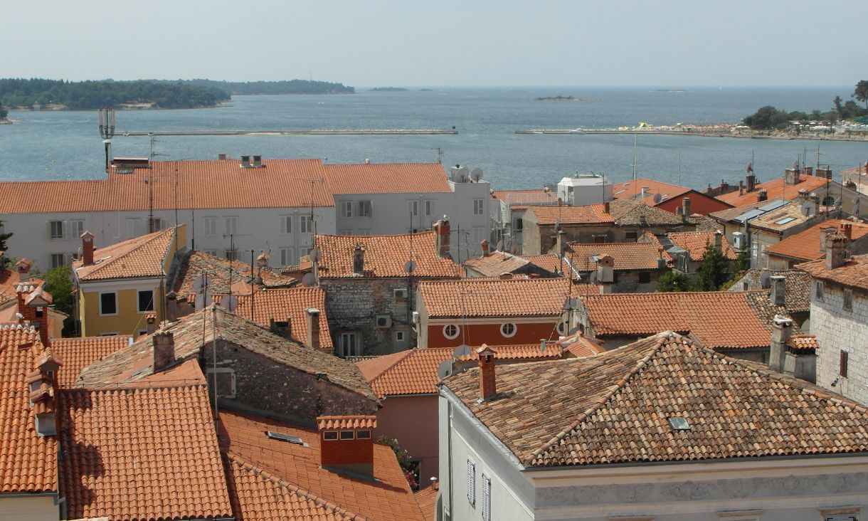 Terracotta rooftops at Poreč, Croatia - Pagano’s birthplace