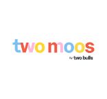 Logo for Two Moos by Two Bulls