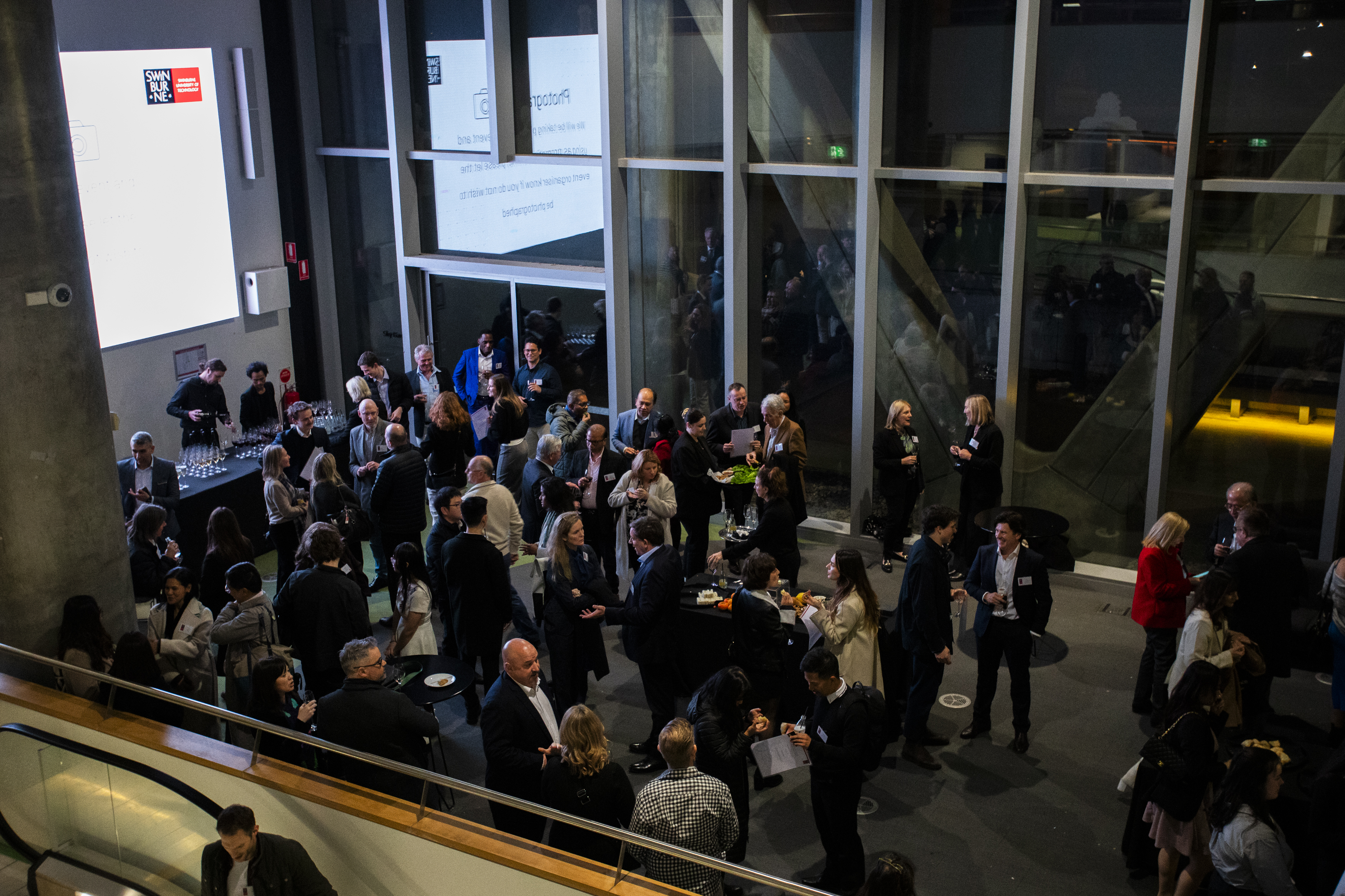 Academics and students gathered at Swinburne Hawthorn to celebrate student success