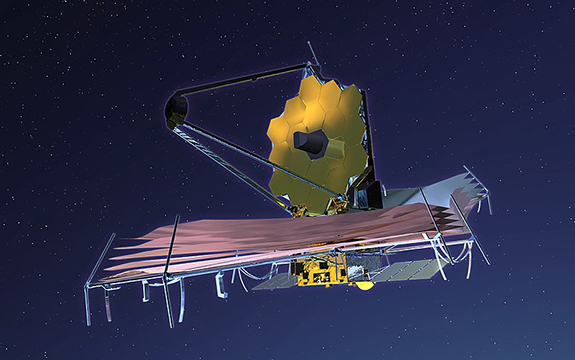 Artist's impression of James Webb Space Telescope