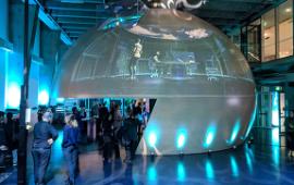 The MindSphere ideation dome in the Factory of the Future