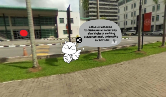A screenshot of the Kuching VR app. 