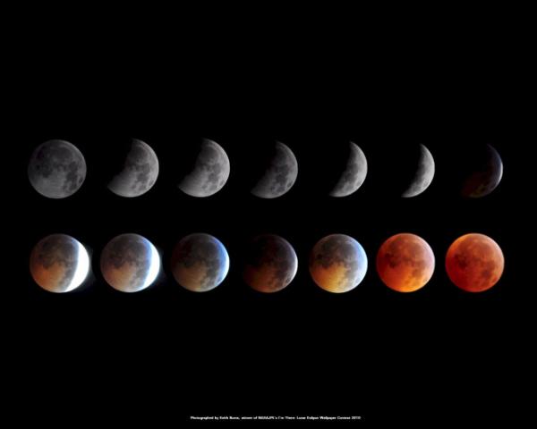stages of a lunar eclipse