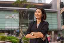 Portrait of Confident and happy Asian / Chinese Businesswoman