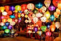 A lantern shop in Vietnam
