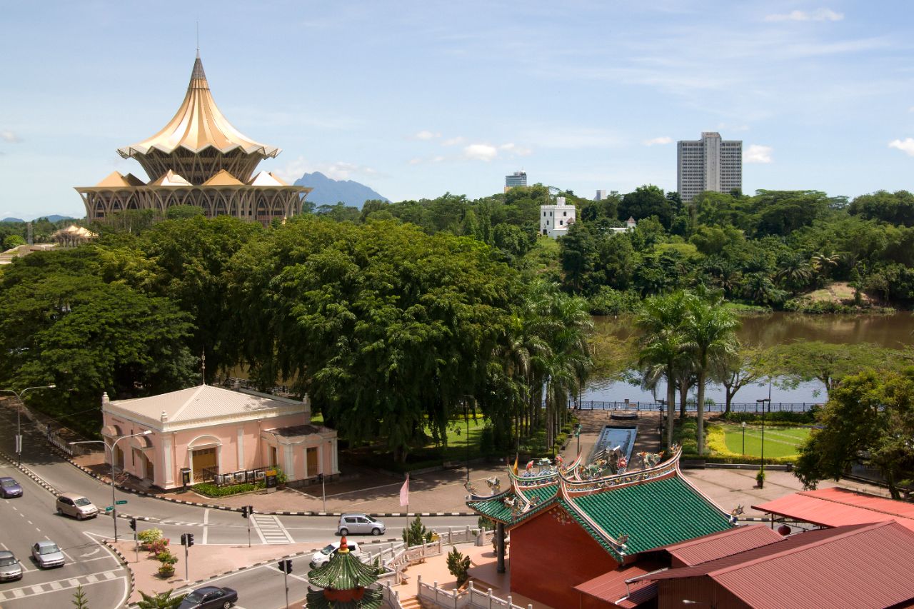 Cityscape of Kuching