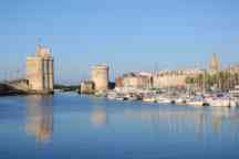 Towers and old port of La Rochelle, France