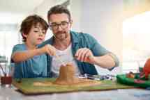 At some point, every boy builds a volcano