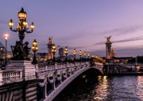 Image of a bridge over a river in Paris, France.