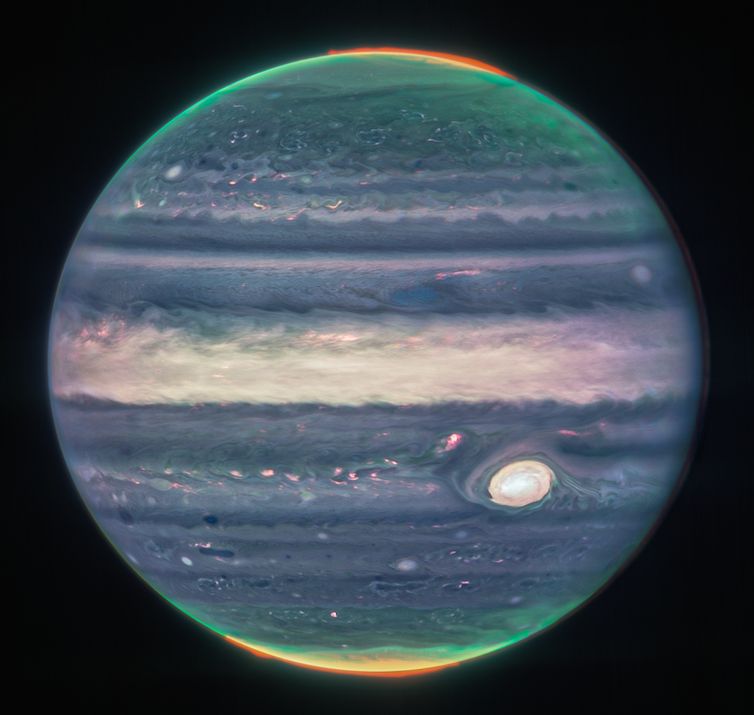 Jupiter in infrared