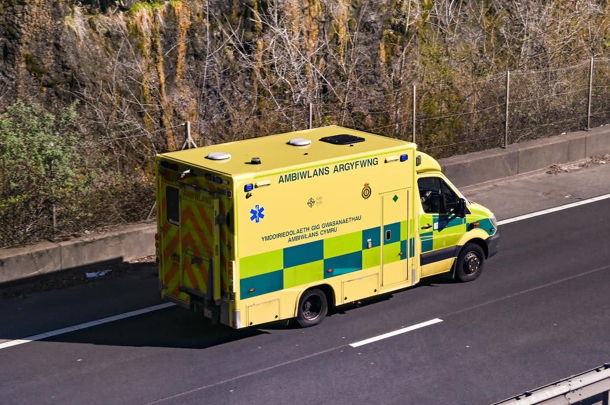 NHS trust ambulance