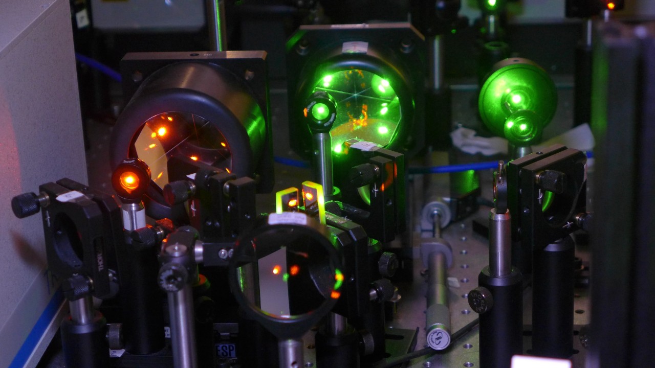 Image from the Ultrafast Micro-Spectroscopy Facility