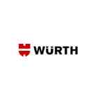 Logo of Wurth on white background.