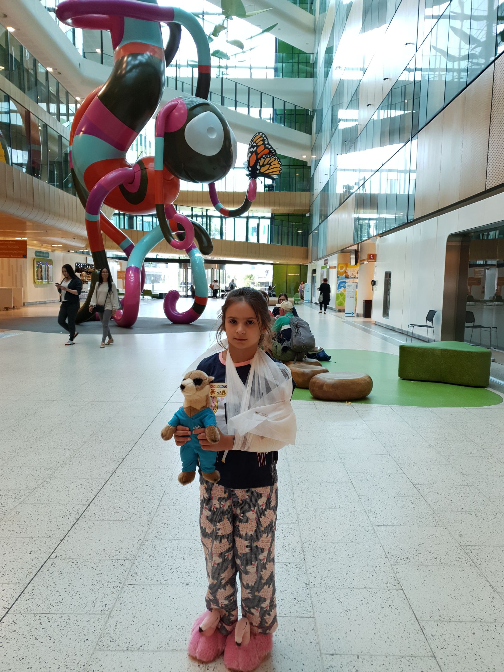 Young girl at The Royal Children's Hospital