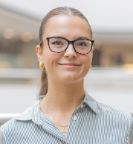 A portrait of a female student