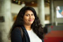 International student Chinmayi (Master of Science - Network Systems)