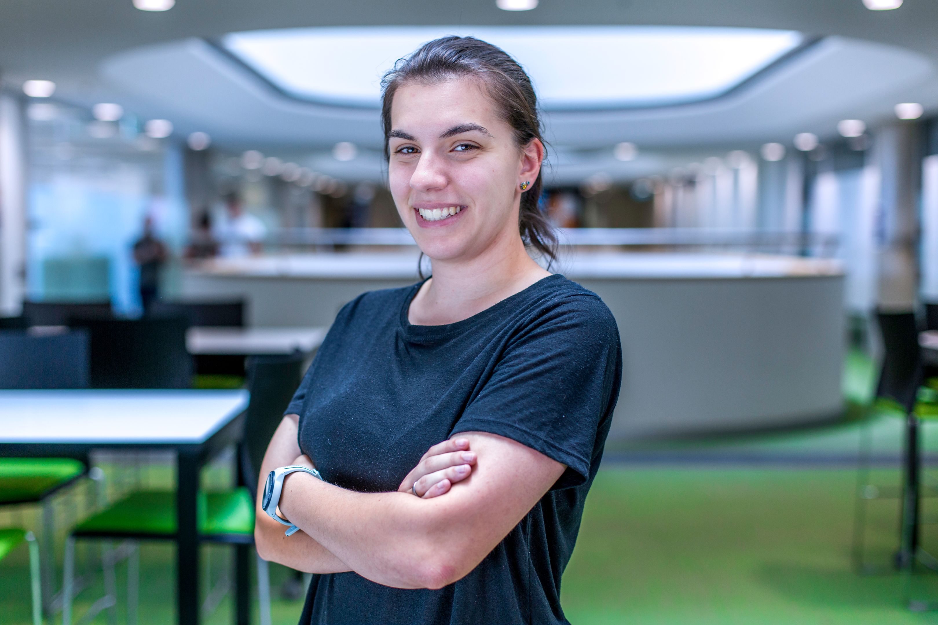 Swinburne student, Joanna on professional placement at Department of Environment, Land, Water and Planning.