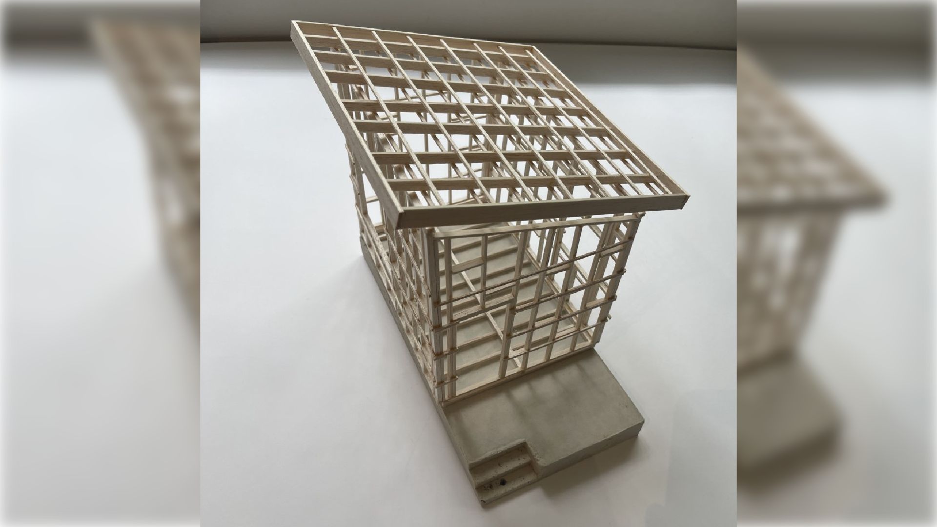 A model of timber joinery using innovative joining techniques instead of screws
