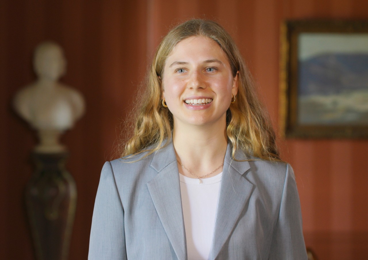 Order of Australia scholarship Chelsea Allen at the roundtable conference at the Admiralty House in Sydney