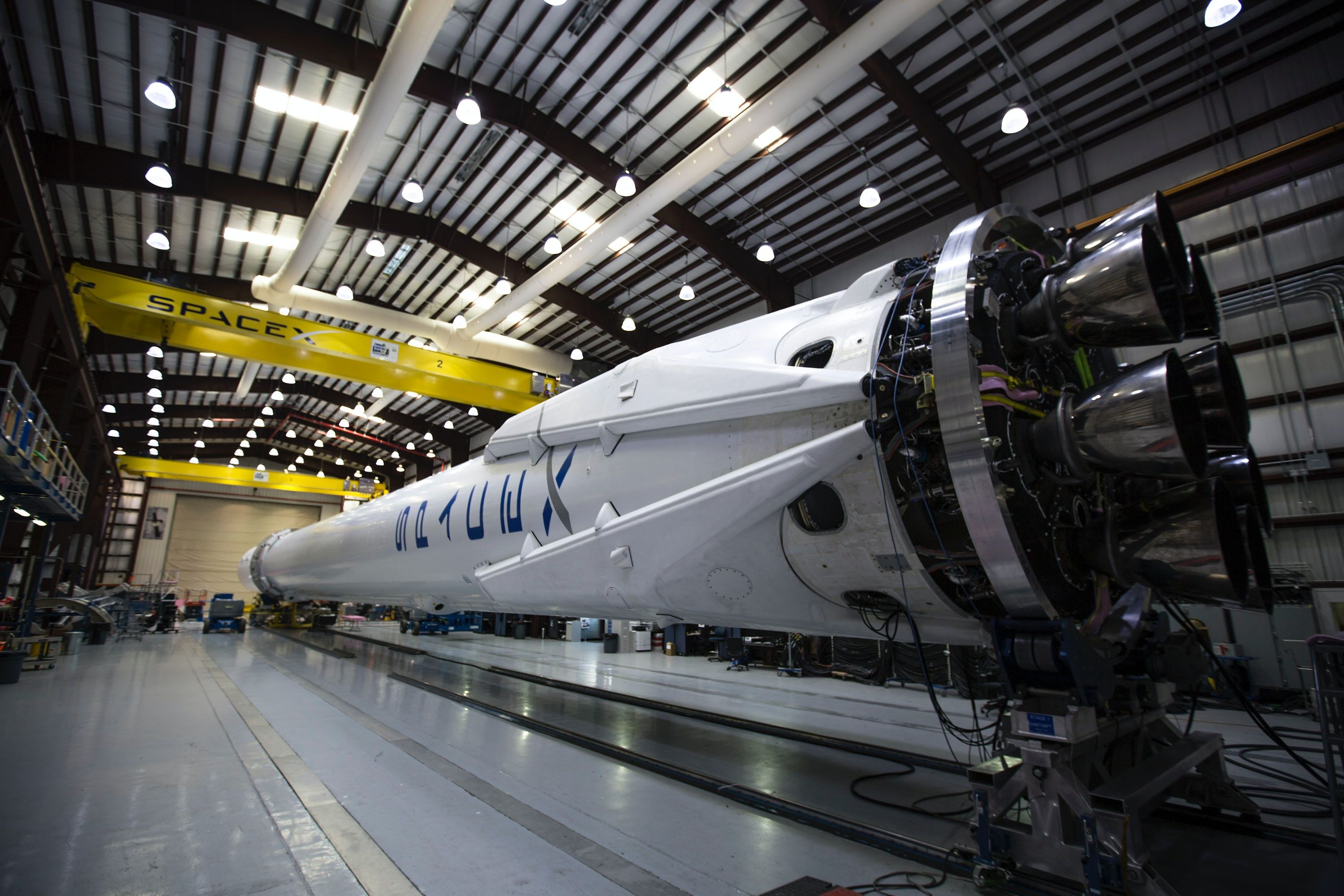 SpaceX rocket building facility