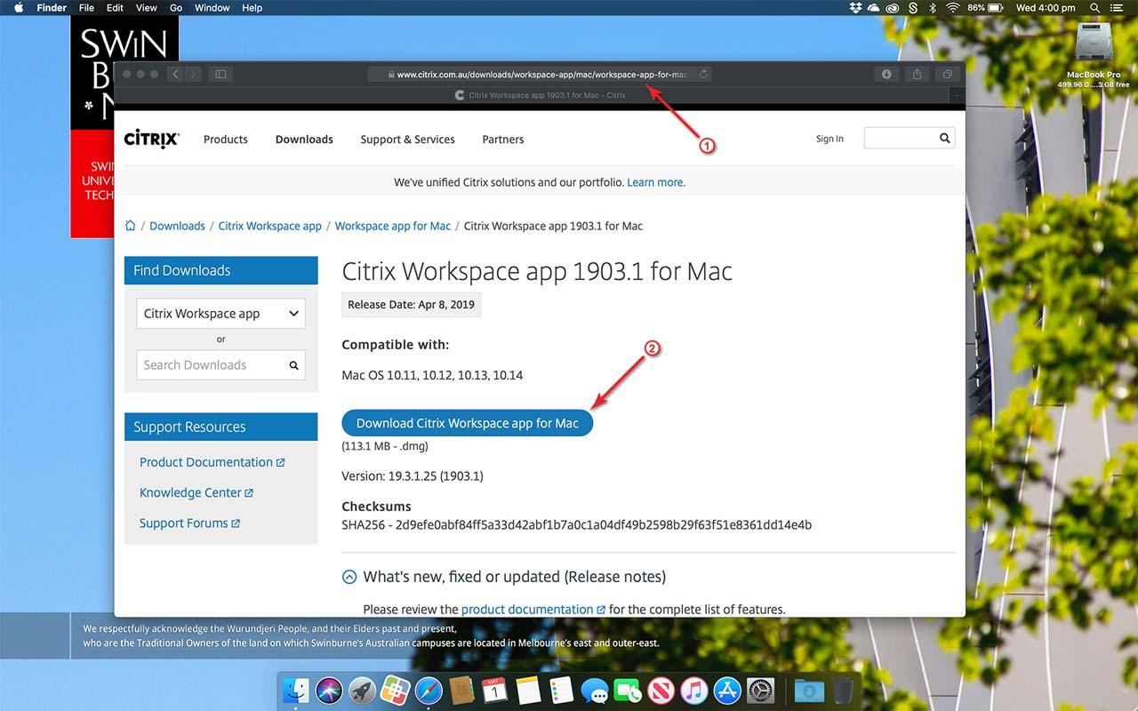 Citrix workspace app 2002 for mac internet security essentials comodo virus