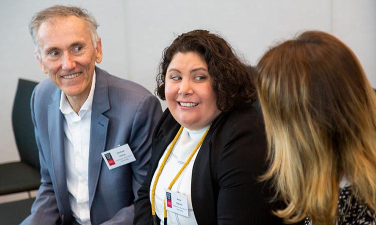 Event: Future of Leadership - Attendees watching the presentations