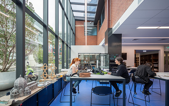 ProtoLAB's light filled workspaces