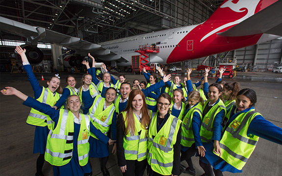 Felicity Furey at Qantas