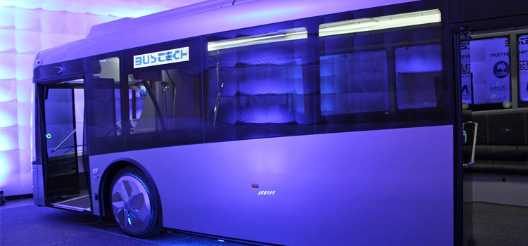 Electric bus prototype developed by Swinburne's Electric Vehicle Research Group in collaboration with Bustech, Port Melbourne's AutoCRC and the Malaysian automotive industry.